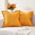 Gret No Decorative Addition Corduroy Pillow Cover (Set of 2)